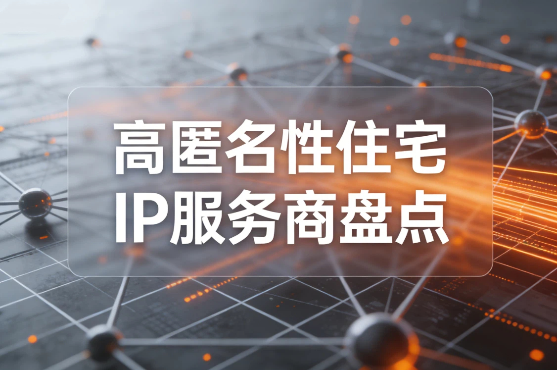 2026年数据采集代理IP推荐：高匿名性住宅IP服务商盘点