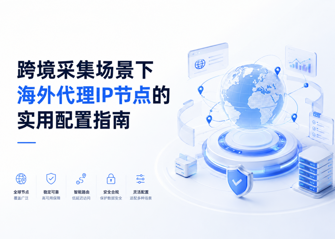 海外代理IP节点选择怎么做？跨境采集场景下的实用配置指南