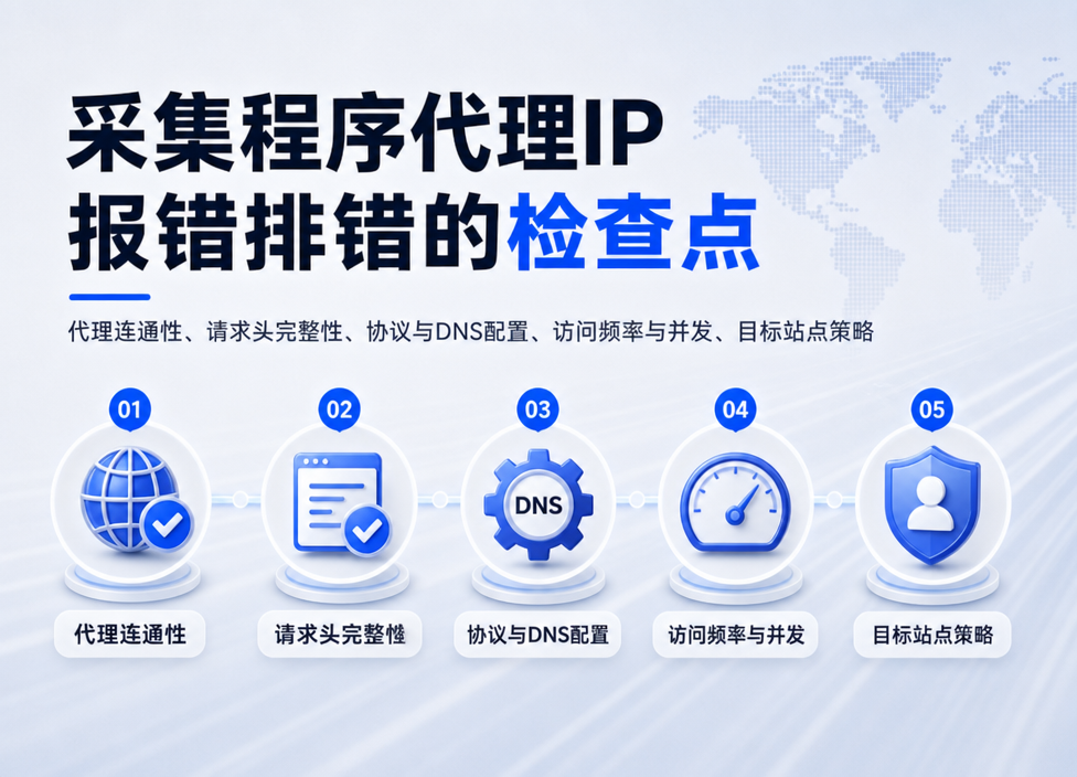 代理IP换了还报错？采集程序排错的7个检查点