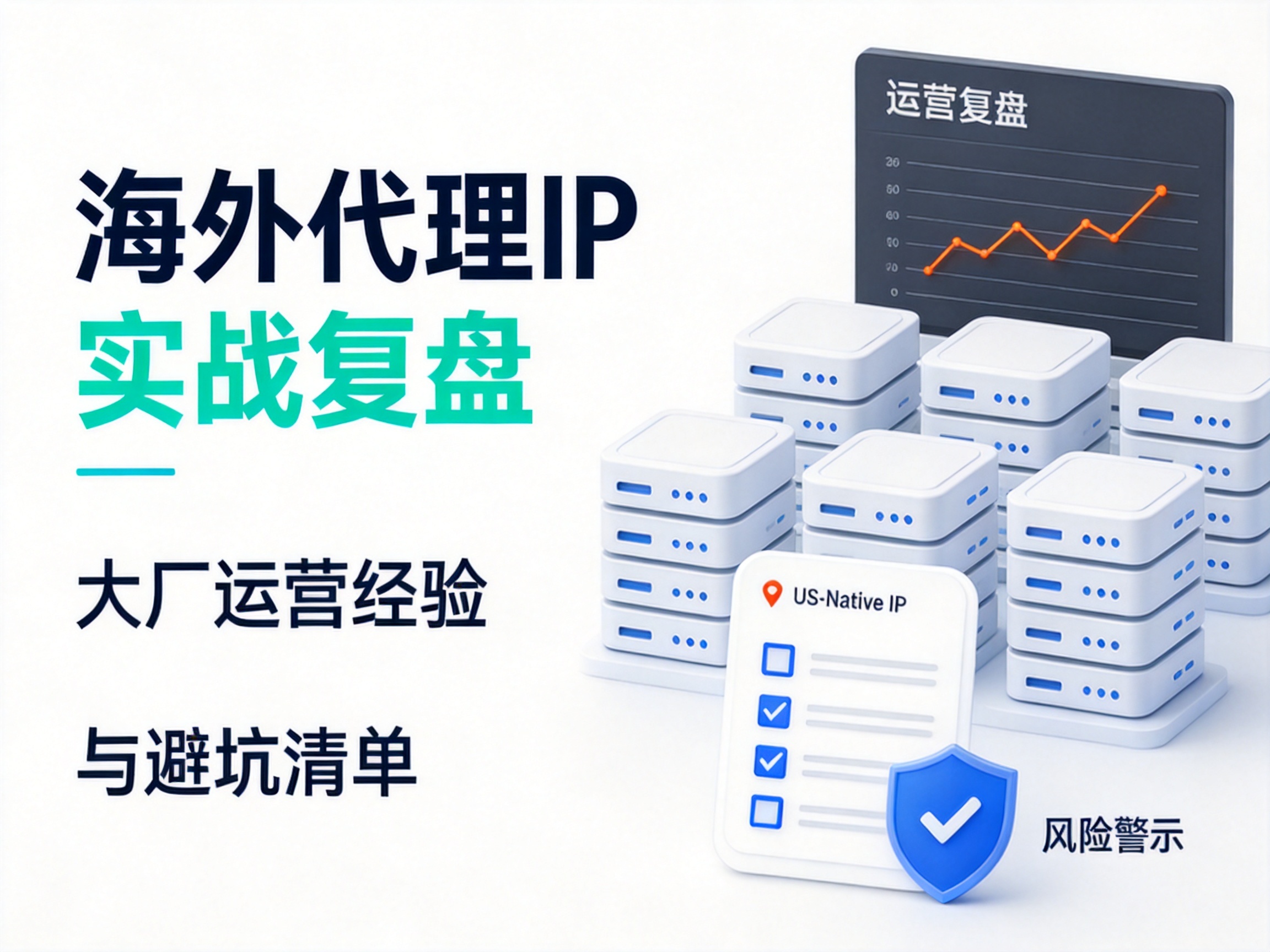 海外代理IP实战复盘：大厂运营经验与避坑清单