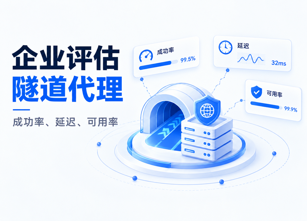 企业评估隧道代理：成功率、延迟与可用率