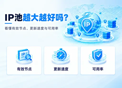 IP池越大越好吗？看懂有效节点、更新速度与可用率