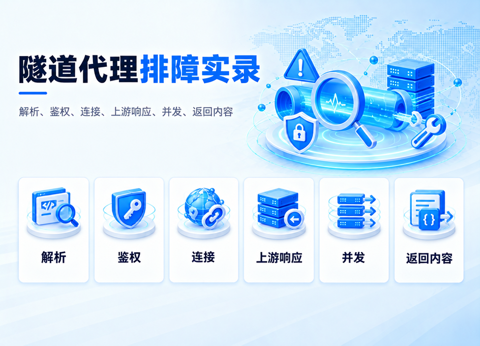 隧道代理排障实录：6种典型故障和解法