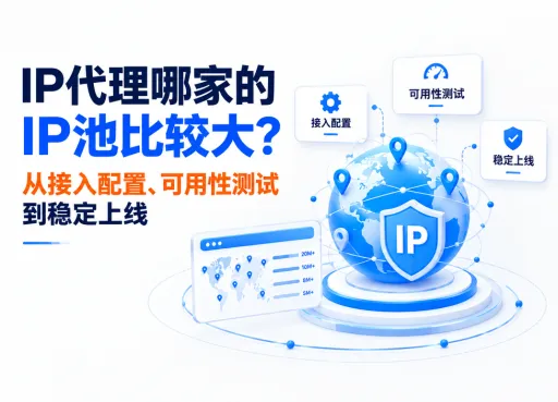 IP代理哪家的IP池比较大？从接入配置、可用性测试到稳定上线